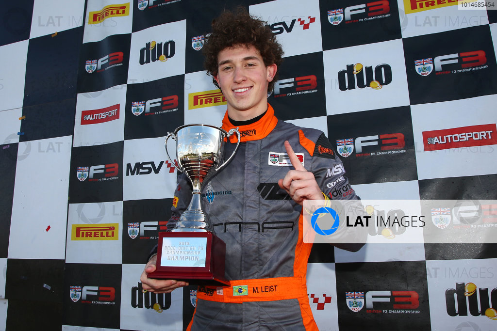 2016 BRDC F3 Championship,
Donington Park, Leicestershire. 10th - 11th September 2016.
Matheus Leist (BRA) Double R Racing BRDC F3.
World Copyright: Ebrey / LAT Photographic. 2016 BRDC F3 Championship,
Donington Park, Leicestershire. 10th - 11th September 2016.
Matheus Leist (BRA) Double R Racing BRDC F3.
World Copyright: Ebrey / LAT Photographic.