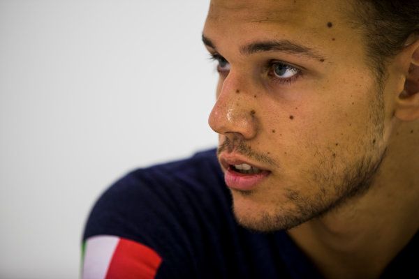2017 FIA Formula 2 Round 4.
Baku City Circuit, Baku, Azerbaijan.
Thursday 22 June 2017.
Luca Ghiotto (ITA, RUSSIAN TIME) 
Photo: Zak Mauger/FIA Formula 2.
ref: Digital Image _56I6035