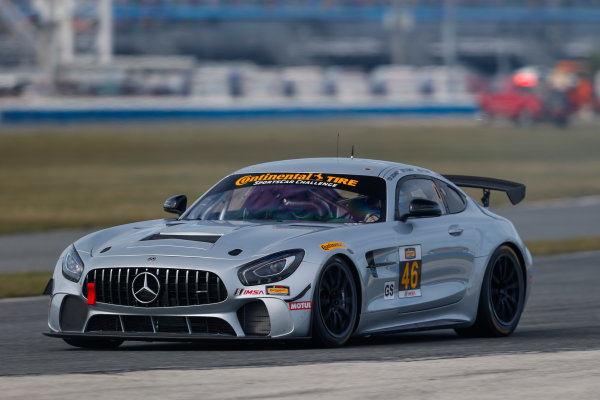 IMSA Continental Tire SportsCar Challenge
The Roar Before the Rolex 24
Daytona International Speedway
Daytona Beach, FL USA
Friday 5 January 2018
46, Mercedes-AMG, Mercedes-AMG GT4, GS, Ted Giovanis, Owen Trinkler, Guy Cosmo
World Copyright: Jake Galstad
LAT Images IMSA Continental Tire SportsCar Challenge
The Roar Before the Rolex 24
Daytona International Speedway
Daytona Beach, FL USA
Friday 5 January 2018
46, Mercedes-AMG, Mercedes-AMG GT4, GS, Ted Giovanis, Owen Trinkler, Guy Cosmo
World Copyright: Jake Galstad
LAT Images