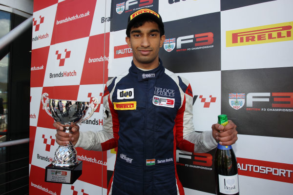 2016 BRDC British Formula 3 Championship,
Brands Hatch, Kent. 16th - 17th April 2016.
Tarun Reddy (IND) Fortec Motorsports BRDC F3.
World Copyright: Ebrey / LAT Photographic. 2016 BRDC British Formula 3 Championship,
Brands Hatch, Kent. 16th - 17th April 2016.
Tarun Reddy (IND) Fortec Motorsports BRDC F3.
World Copyright: Ebrey / LAT Photographic.
