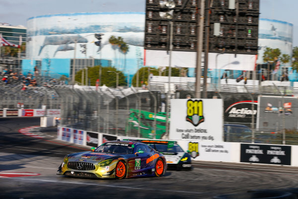 2017 IMSA WeatherTech SportsCar Championship
BUBBA burger Sports Car Grand Prix at Long Beach
Streets of Long Beach, CA USA
Friday 7 April 2017
75, Mercedes, Mercedes AMG GT3, GTD, Boris Said, Tristan Vautier
World Copyright: Jake Galstad/LAT Images