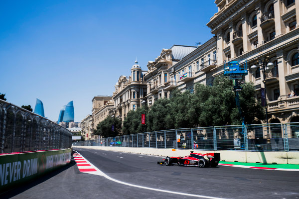 2017 FIA Formula 2 Round 4.
Baku City Circuit, Baku, Azerbaijan.
Friday 23 June 2017.
Nobuharu Matsushita (JPN, ART Grand Prix) 
Photo: Zak Mauger/FIA Formula 2.
ref: Digital Image _54I9341