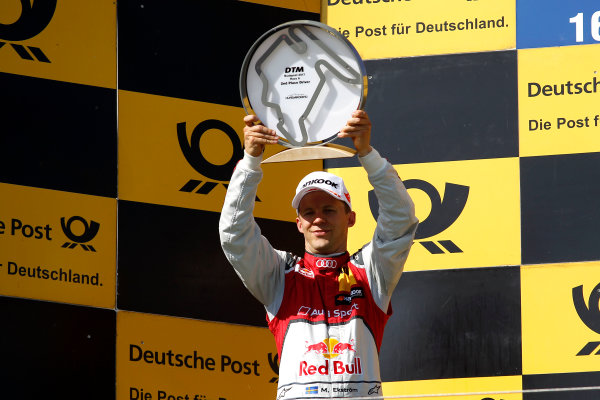 2017 DTM Round 3
Hungaroring, Budapest, Hungary.
Sunday 18 June 2017.
Podium: second place Mattias Ekström, Audi Sport Team Abt Sportsline, Audi A5 DTM
World Copyright: Alexander Trienitz/LAT Images
ref: Digital Image 2017-DTM-R3-HUN-AT1-2761 2017 DTM Round 3
Hungaroring, Budapest, Hungary.
Sunday 18 June 2017.
Podium: second place Mattias Ekström, Audi Sport Team Abt Sportsline, Audi A5 DTM
World Copyright: Alexander Trienitz/LAT Images
ref: Digital Image 2017-DTM-R3-HUN-AT1-2761